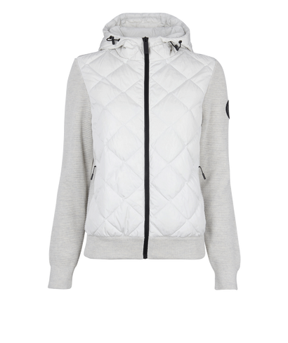 Canada Goose Hybridge Knit Jacket, &pound;395, Clothing, Grey, Wool, Front view