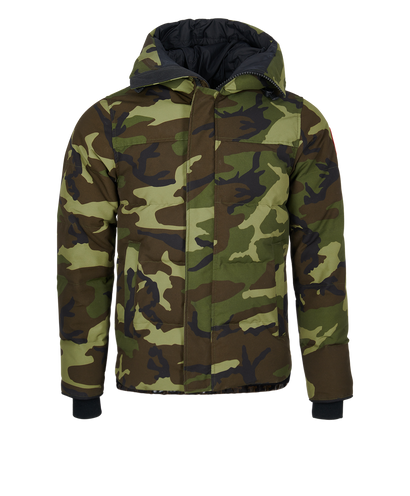 Canada Goose Camouflage Puffer, front view