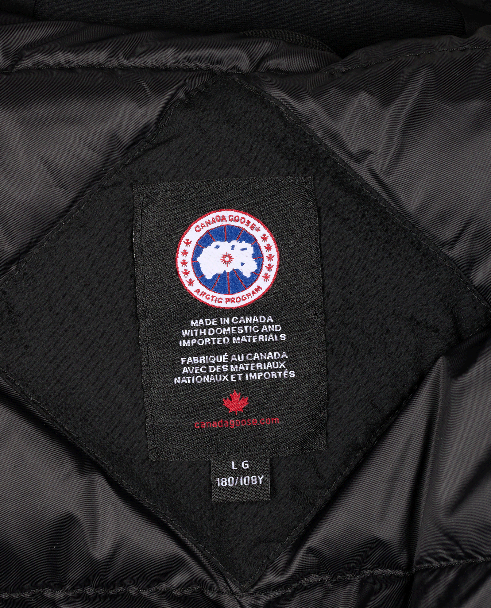 Canada Goose Lodge Jacket, &pound;450, Clothing, Black, Down Feathers/Polyester (Polymer), Other view