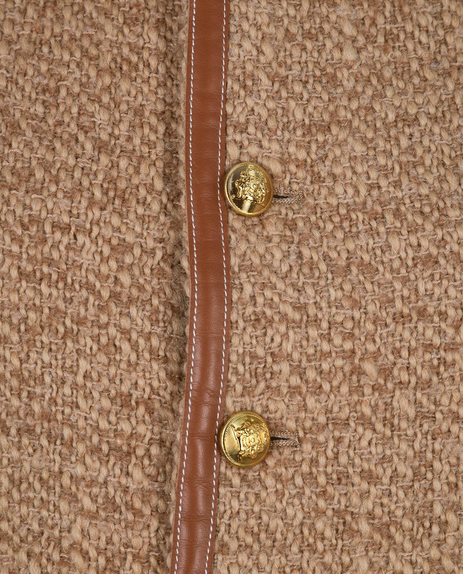 Celine Cropped Jacket, &pound;790, Clothing, Brown, Wool, Other view