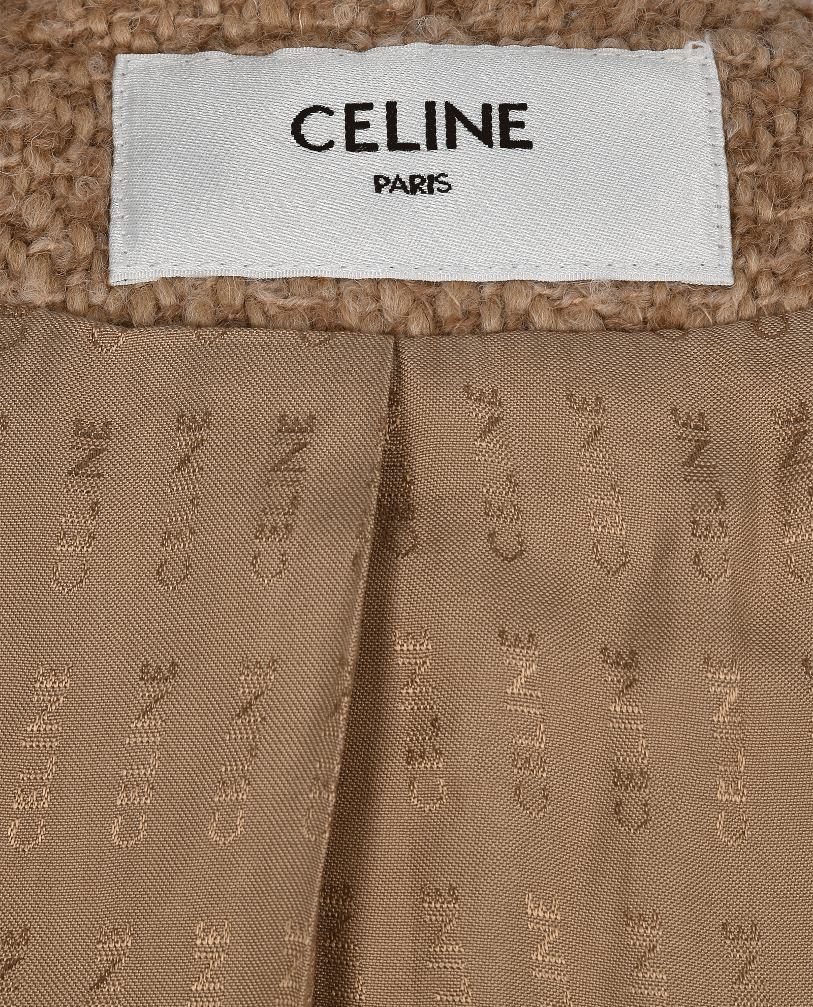 Celine Cropped Jacket, &pound;790, Clothing, Brown, Wool, Other view