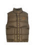 Celine Triomphe Button-Up Puffer Gilet, front view