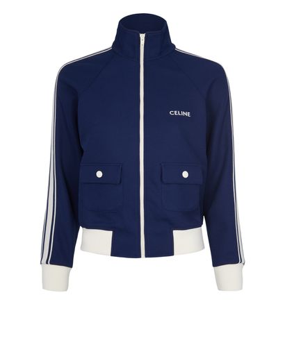 Celine Cropped Tracksuit Jacket, front view