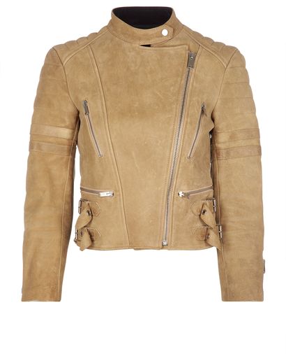 Celine Distressed Biker Jacket, front view