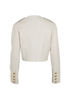 Celine Double Breasted Short Jacket, &pound;550, Clothing, White, Leather, Back view