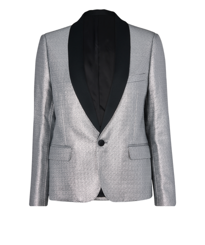 Celine Metallic Single Blazer, front view