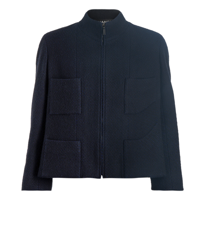 Chanel 00A Zipped Jacket, front view