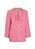 Chanel 23c Ruffle Bow Tie Jacket, front view