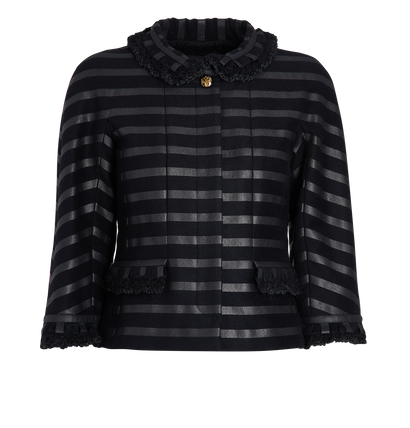 Chanel 09A Striped Jacket, front view