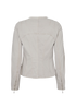 Chanel Button Up Jacket, &pound;350, Clothing, Beige, Cotton, Back view