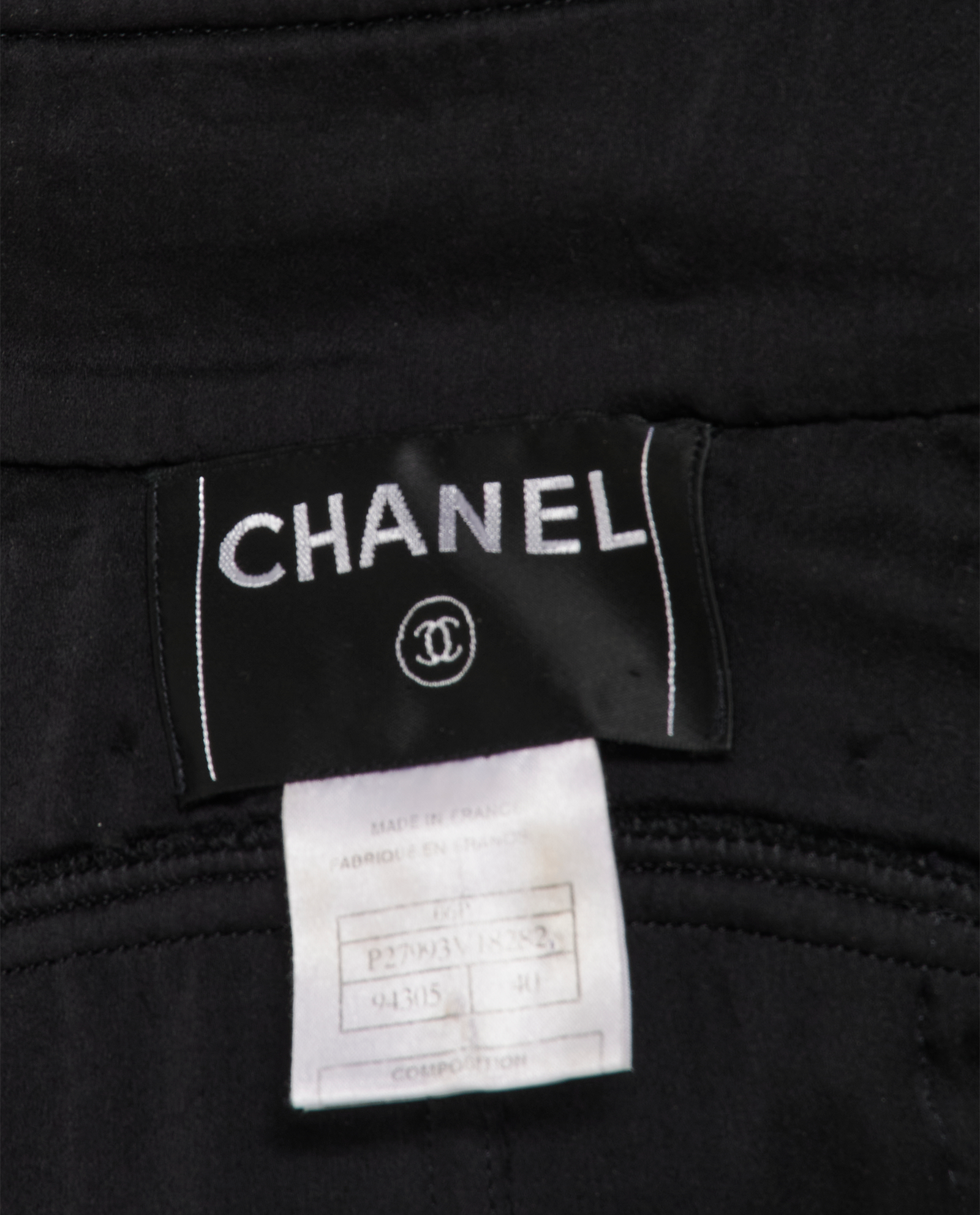 Chanel 06P Tweed Jacket, &pound;790, Clothing, Black, Silk, Other view