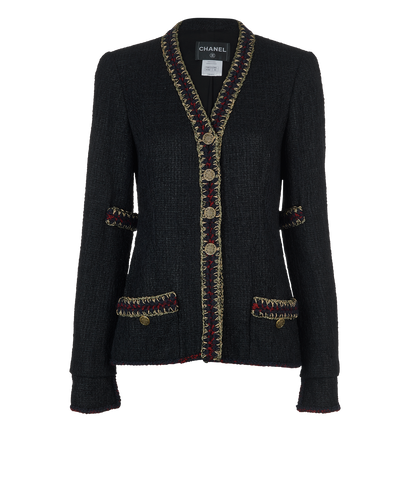 Chanel Shanghai Tweed Jacket, front view