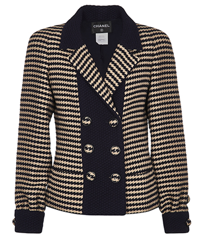 Chanel Hounds Tooth Check Jacket, front view