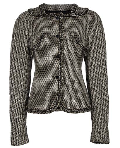 Chanel 2012 Button Up Boucle Jacket, front view