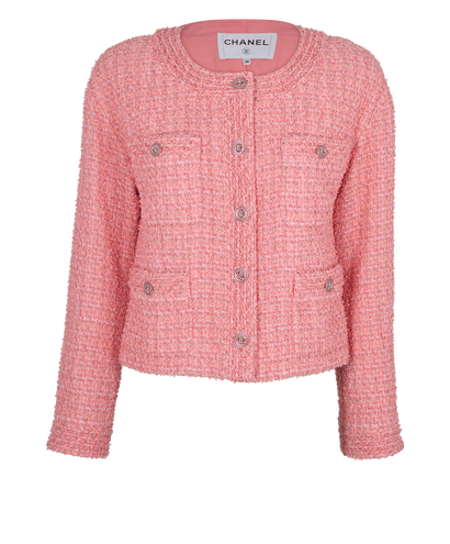 Chanel Iridescent Tweed Jacket, front view