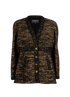 Chanel Tweed Jacket, &pound;1,800, Clothing, Black/Gold, Wool, Front view