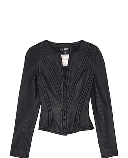 Chanel Vintage Structure Zipped Jacket, front view