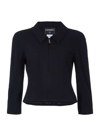 Chanel  Boxy Zip Jacket, front view