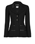 Chanel Black Two Piece Suit, front view