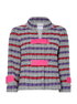 Chanel Weave Striped Velcro Jacket, front view