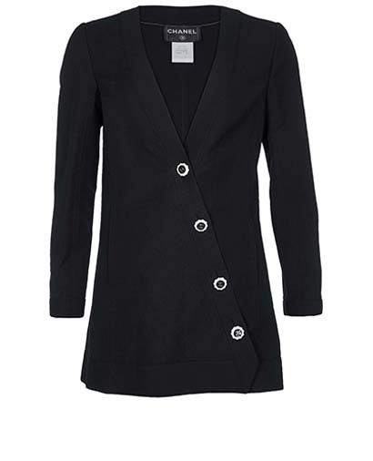 Chanel Asymmetric Button Fastening Jacket, front view
