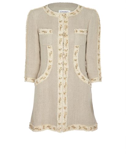 Chanel 2010 Wheat Trim Jacket, front view