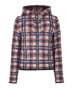 Chanel Tweed Print Puffer Jacket, Nylon, Multi, UK8, 2*