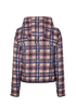 Chanel Tweed Print Puffer Jacket, back view