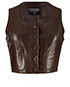 Chanel Brown Waistcoat, front view