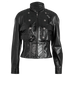 Chanel Double-Button Zip-Up Jacket, front view
