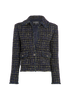 Chanel 22B Tweed Jacket, &pound;1,800, Clothing, Navy, Acrylic Plastic/Cotton/Wool, Front view