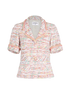 Chanel Short Sleeves Tweed Jacket, front view