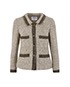 Chanel Vintage 2000 Collared Tweed Jacket, front view