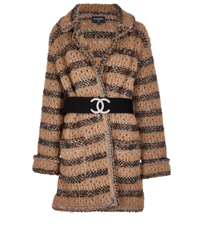 Chanel Crochet Belted Jacket, front view