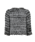 Chanel Fringed Jacket, &pound;850, Clothing, Black/White, Cotton/Viscose, Back view