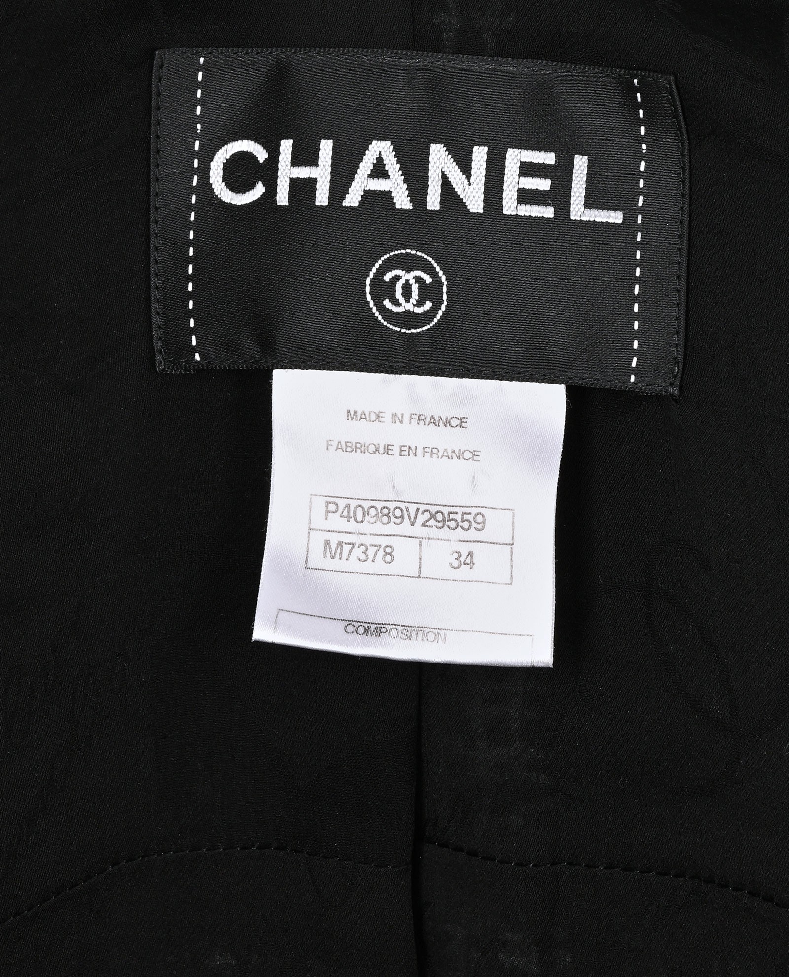 Chanel Fringed Jacket, &pound;850, Clothing, Black/White, Cotton/Viscose, Other view