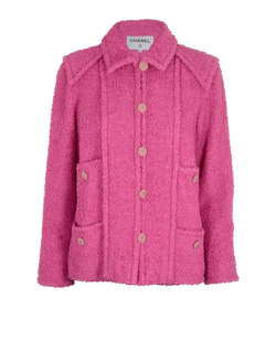 Chanel 2020 Blazer, Polyamide, Pink, UK14, 3*