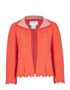Chanel Collar Jacket, £650, Clothing, Orange, Cotton, Front view