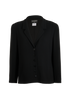 Chanel 98A CC Buttons Blazer, &pound;750, Clothing, Black, Wool, Front view