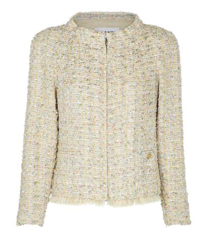 Chanel 2011 Pastel Sparkling Suit Jacket, front view