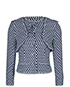 Chanel Diamond Spring 08 Print Boucle Jacket, front view