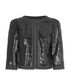 Chanel Sequined Zip Up Jacket, front view