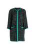 Chanel Tweed Long Coat, front view