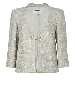 Chanel 2018 Boucle Jacket, Iridescent Multi, Poly, UK 12, 3*