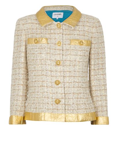 Chanel Pre-Fall 2019 Tweed Jacket, front view