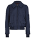 Chanel CC Detail Quilted Bomber Jacket, front view