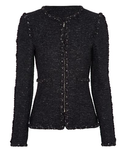 Chanel Woven Detailed Jacket, front view