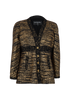 Chanel 19A Two-Tone Tweed Jacket, front view