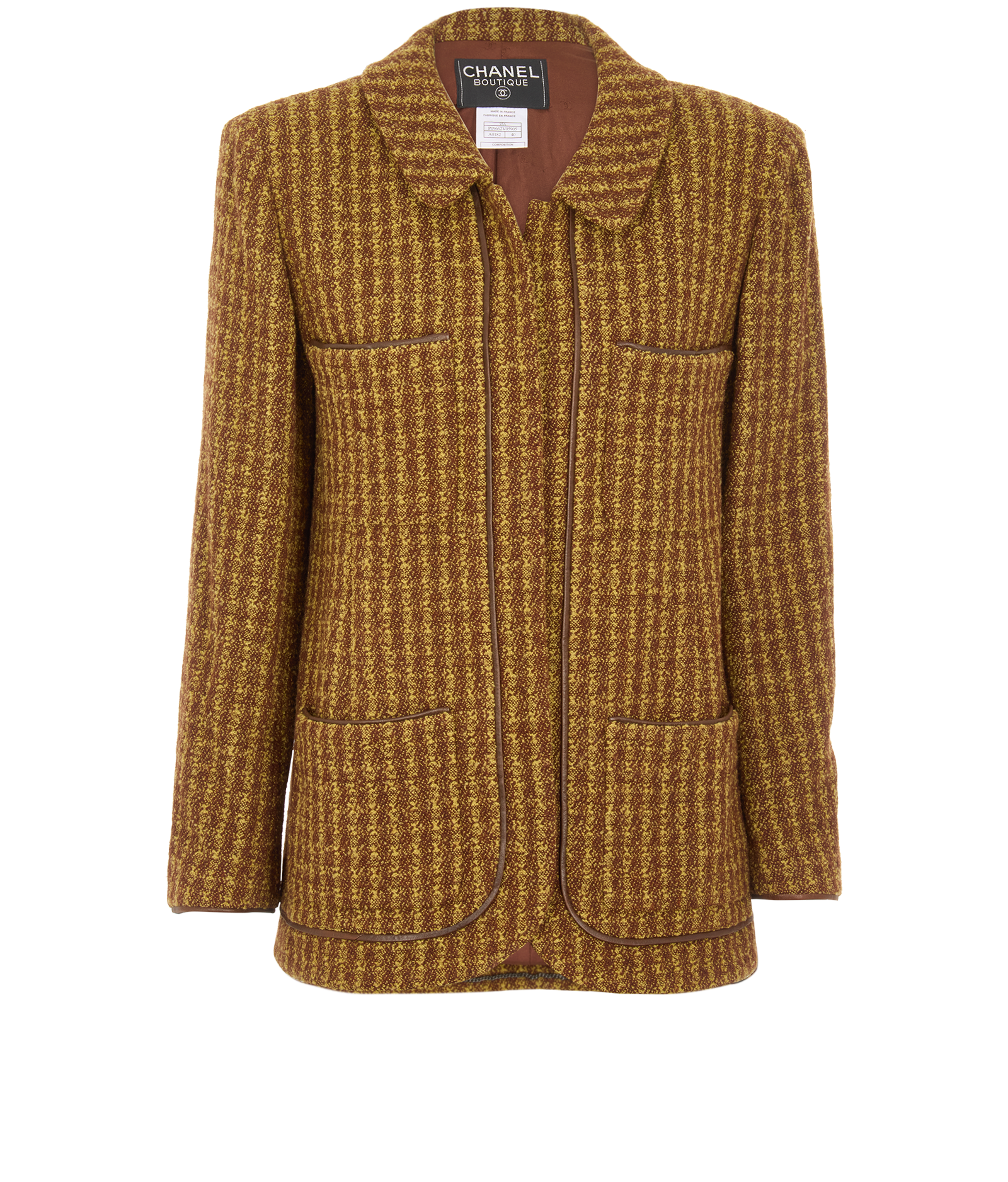 Chanel 97A Trimmed Tweed Jacket, Jackets Designer Exchange Buy