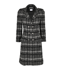 Chanel 06C Tweed Long Jacket - Size Womens 8